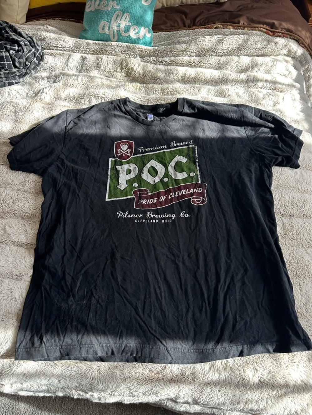 American Apparel Black P.O.C. Pride of Cleveland Graphic Tee